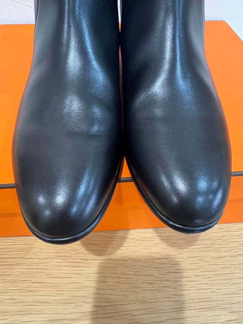 専用　極美品 HERMES エルメス ネオ 黒 39レザーブーツ ケリー