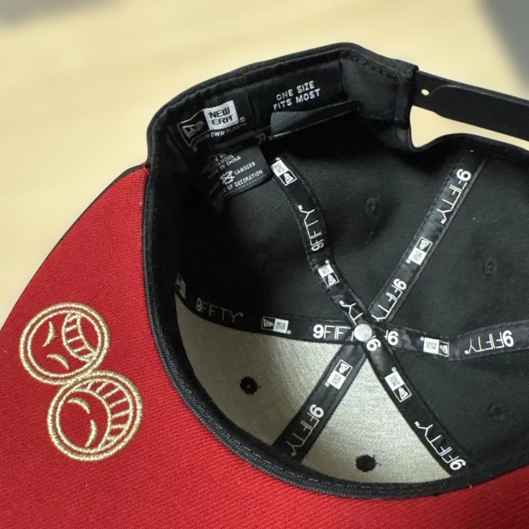 ワンピース　エース　コラボキャップ　ニューエラ　NEWERA 麦わらストア限定