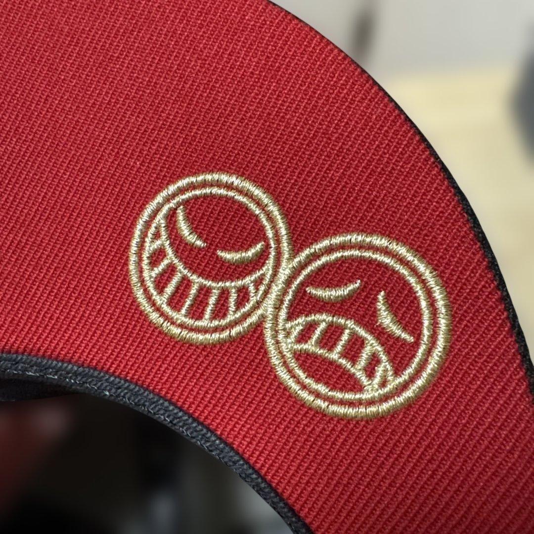 ワンピース　エース　コラボキャップ　ニューエラ　NEWERA 麦わらストア限定