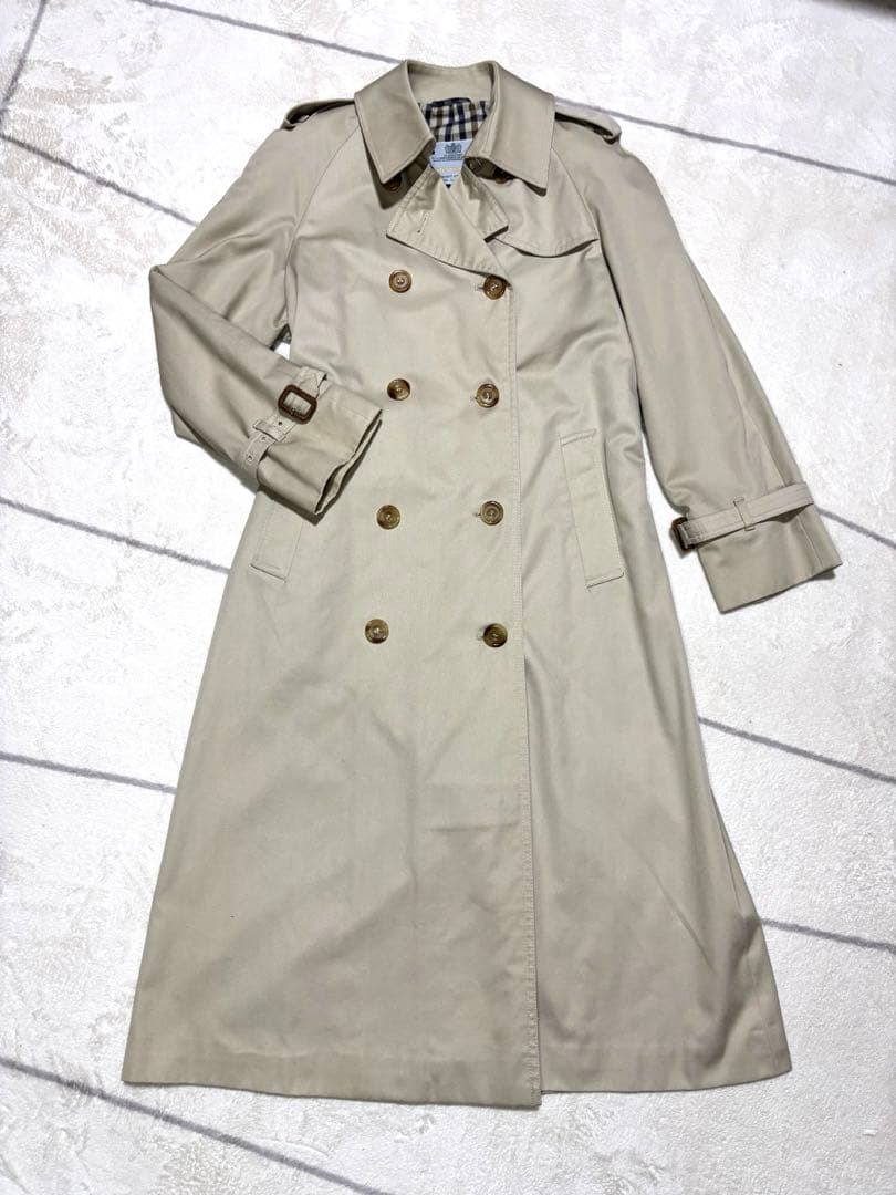 Aquascutum コットン100% トレンチコート