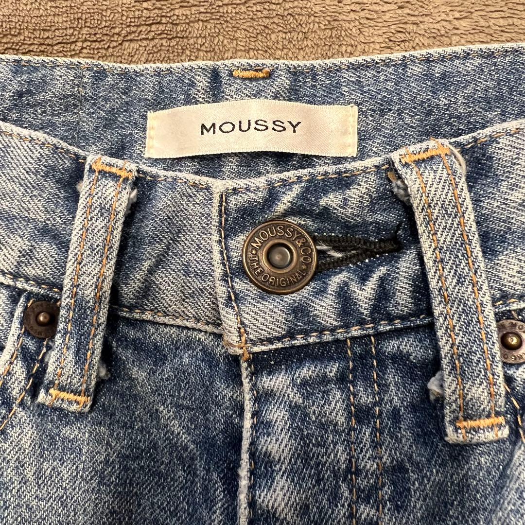 moussy MVS FLARE ハイウエスト フレアデニム 23 日本製 美脚