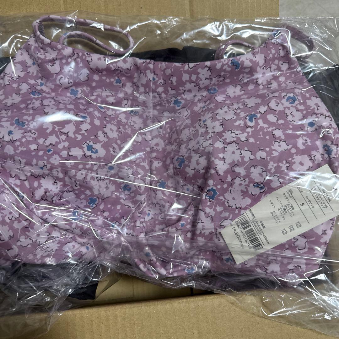 新品　LAVA 【SUKALA】ショートタンクトップ＆レギンスセットアップ　S