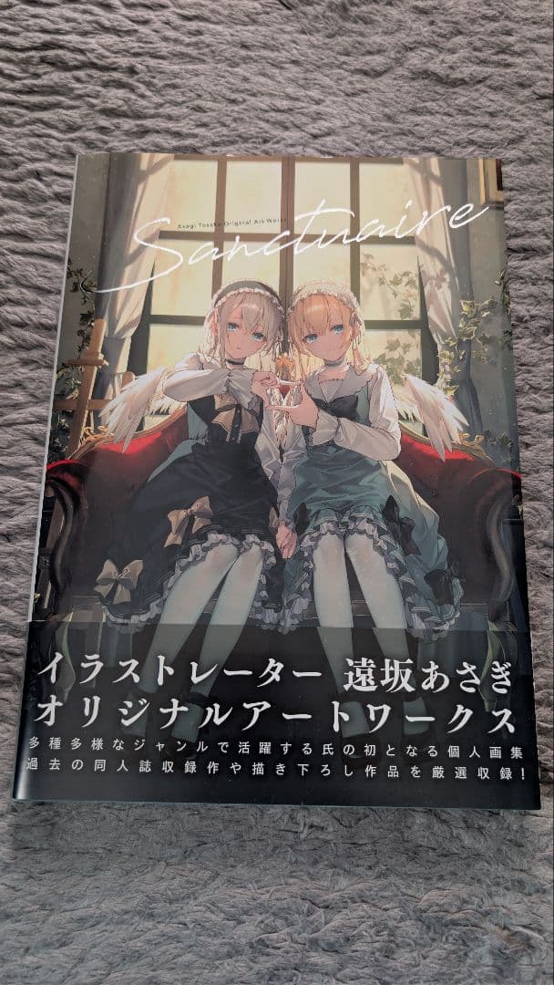 【美品】遠坂あさぎ　画集セット 「Sanctuaire」「Lumiere」帯付き