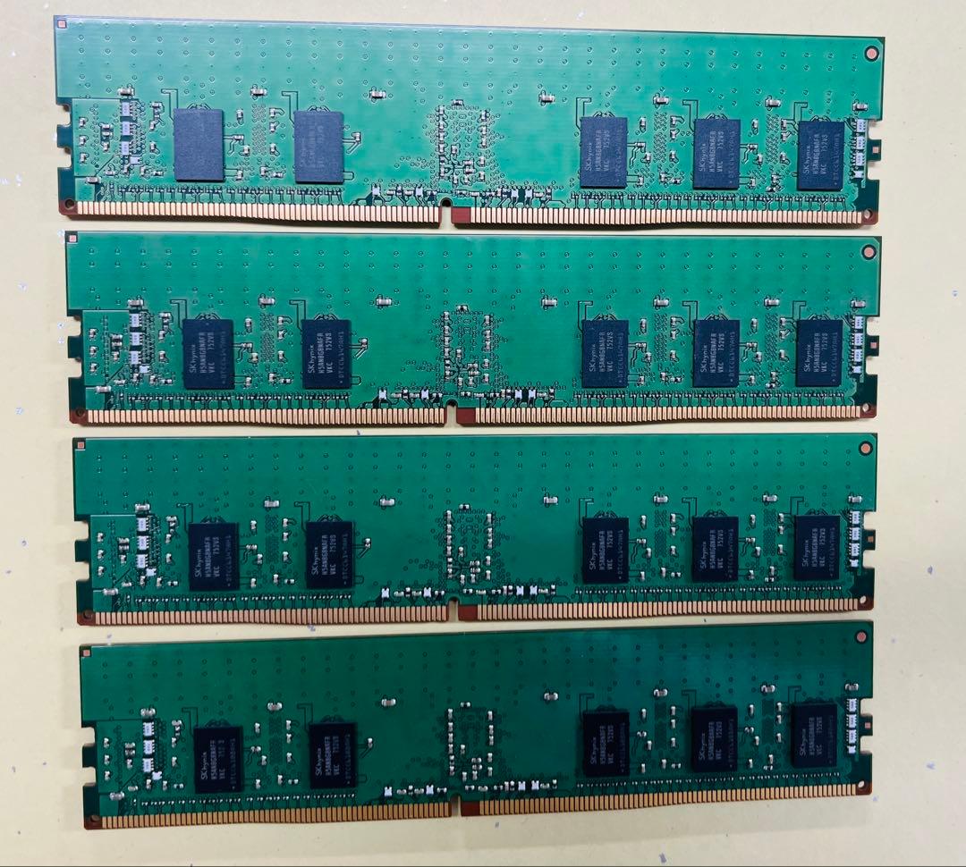 Kingston DDR4 8GB メモリ 4枚セット