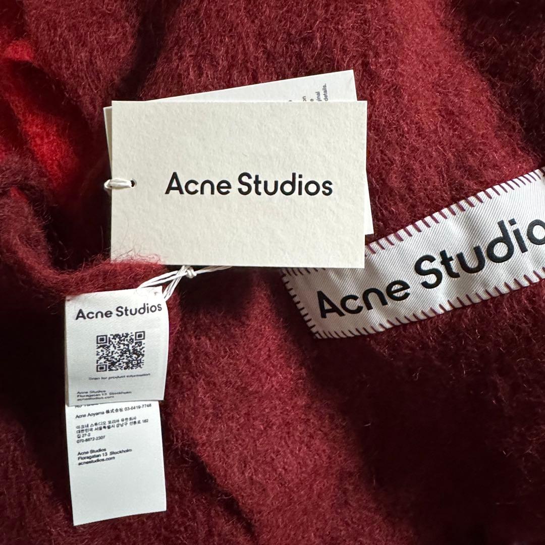Acne Studios 赤 スカーフ マフラー