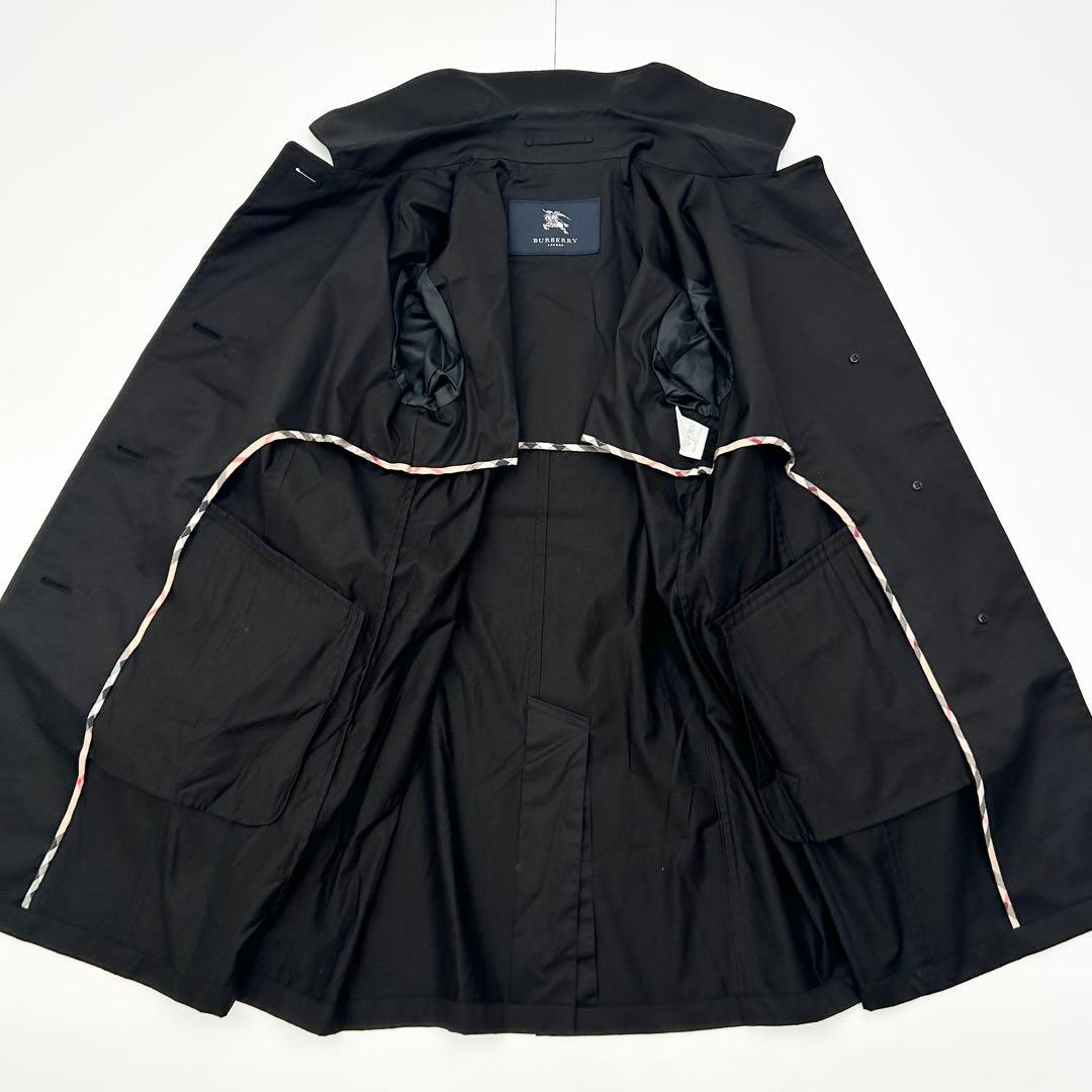 美品✨BURBERRYLONDON ステンカラーコート　ブラック　13