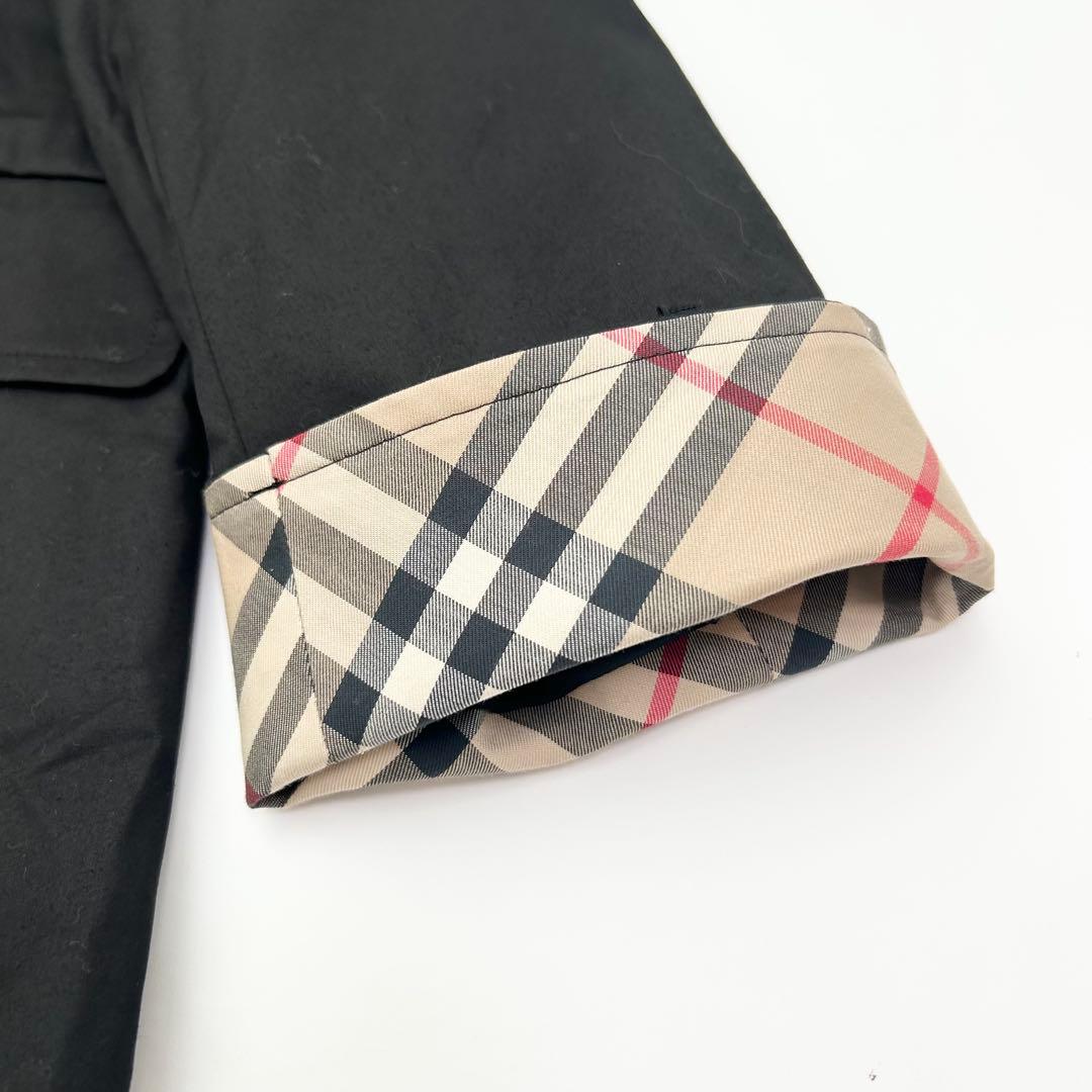 美品✨BURBERRYLONDON ステンカラーコート　ブラック　13
