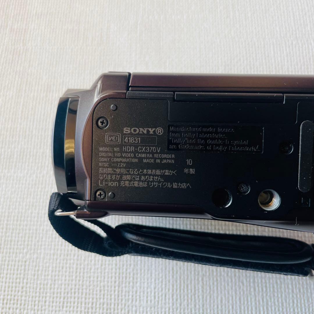 【動作確認済】SONYデジタルHDビデオカメラレコーダーHDR-CX370V-T