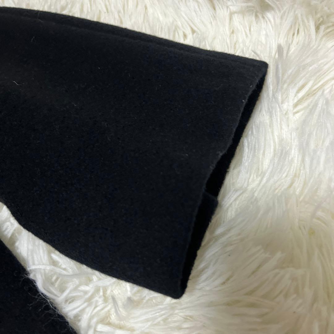 極上✨カシミヤ100% ロングコート ラグラン 黒 マキシ丈 L相当