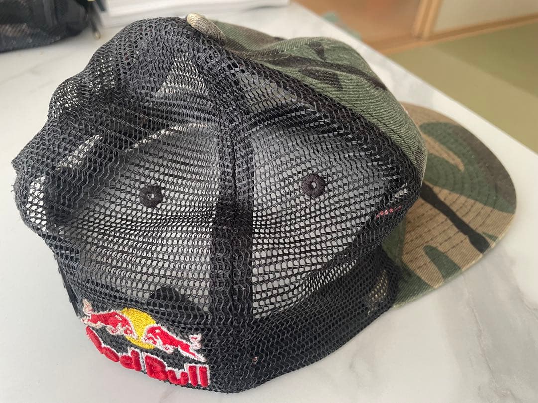 red bull athlete支給/実使用　メッシュキャップ