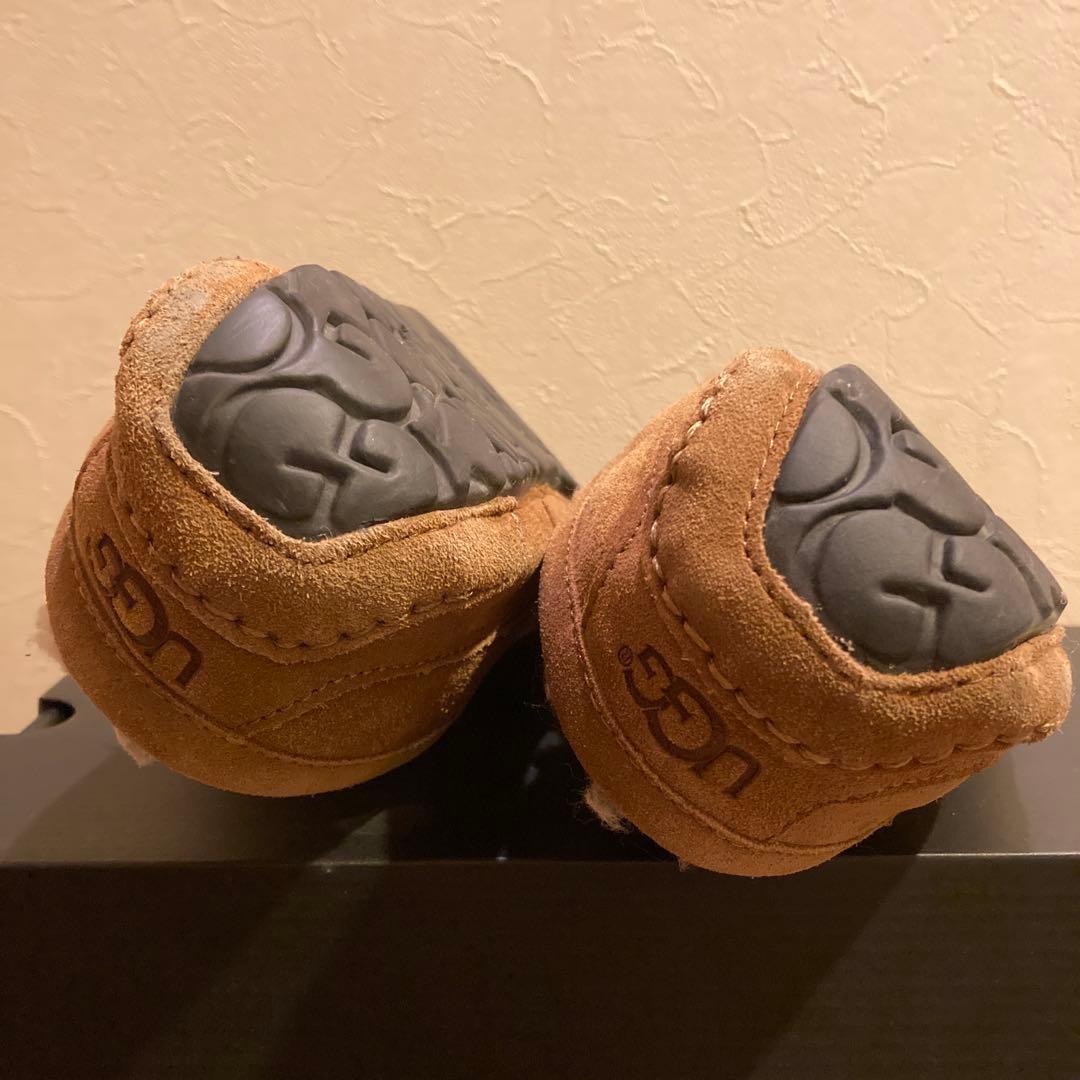 UGG アグ モカシン ムートンシューズ 27cm メンズブラウン
