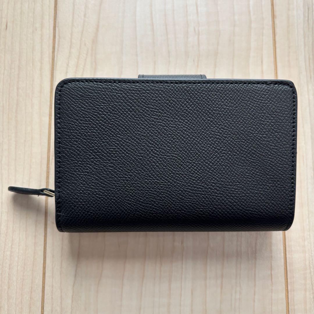 COACH コーチ　二つ折り財布　ブラック