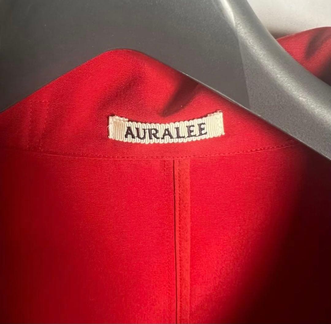 ジャケット・アウター AURALEE 25SSWOOL MAX CANVAS ZIP BLOUSON