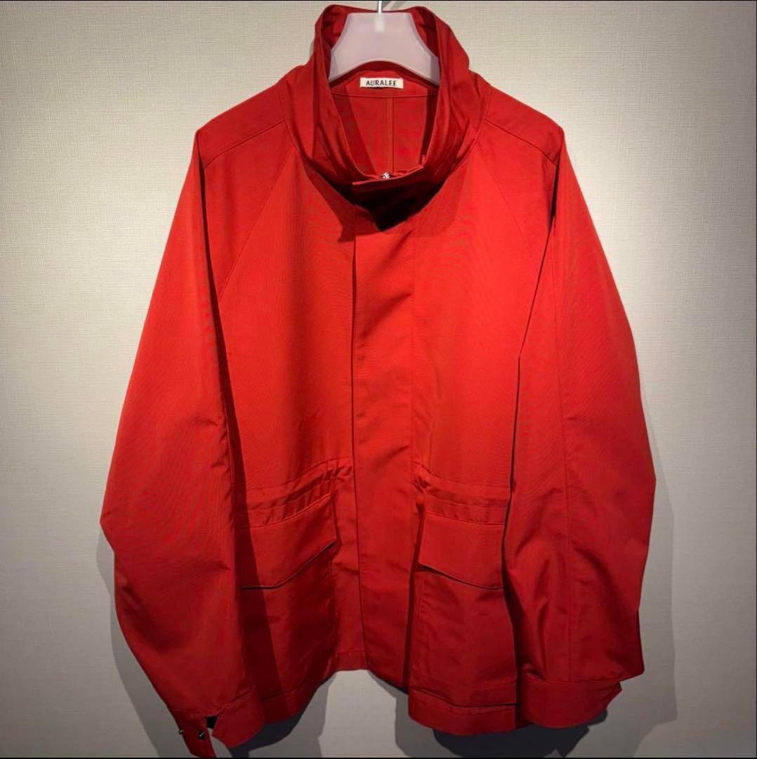 ジャケット・アウター AURALEE 25SSWOOL MAX CANVAS ZIP BLOUSON