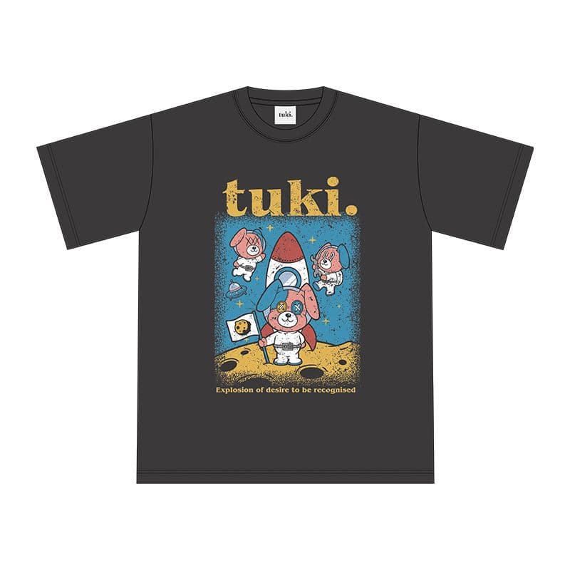 tuki. USAGI SAN Vintage T-shirt 承認欲求爆発
