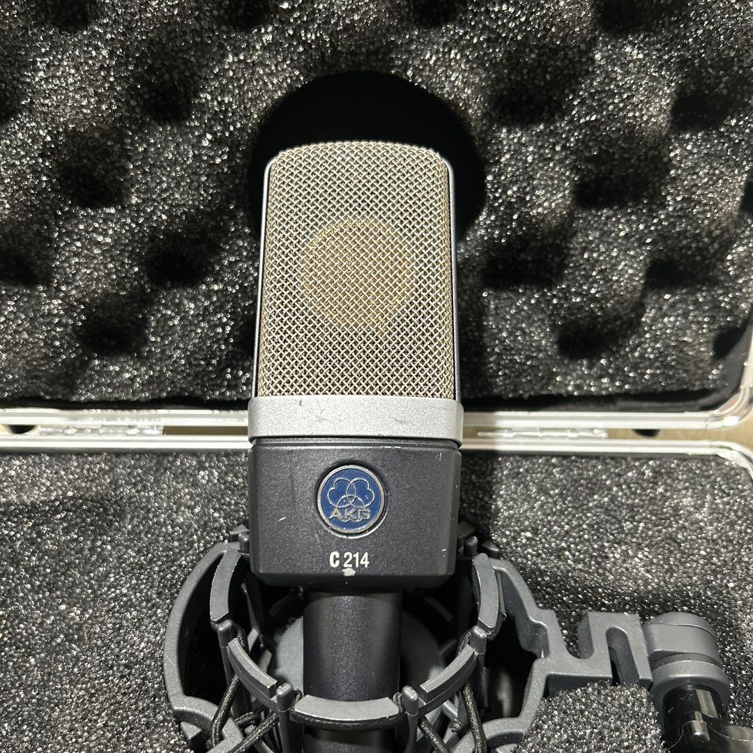 AKG C214 コンデンサーマイク 動作確認済