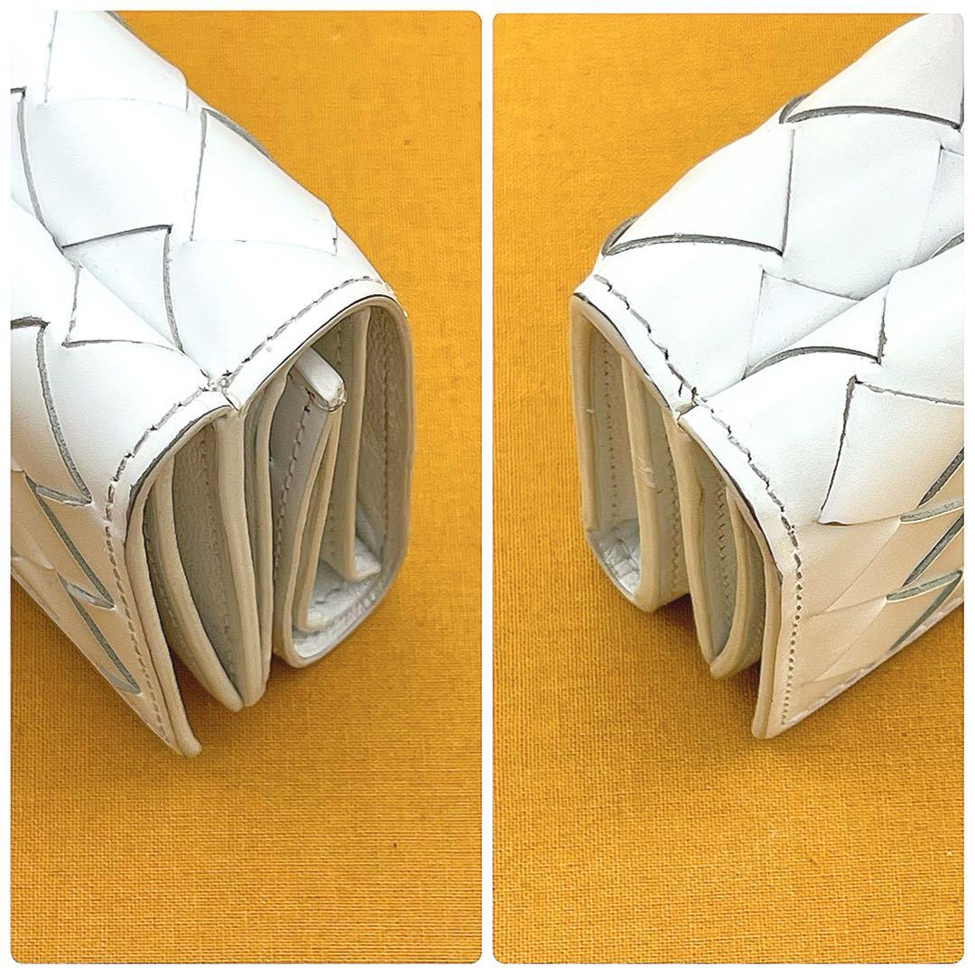 希少✨ ボッテガヴェネタ 三つ折り財布 コンパクトウォレット イントレチャート
