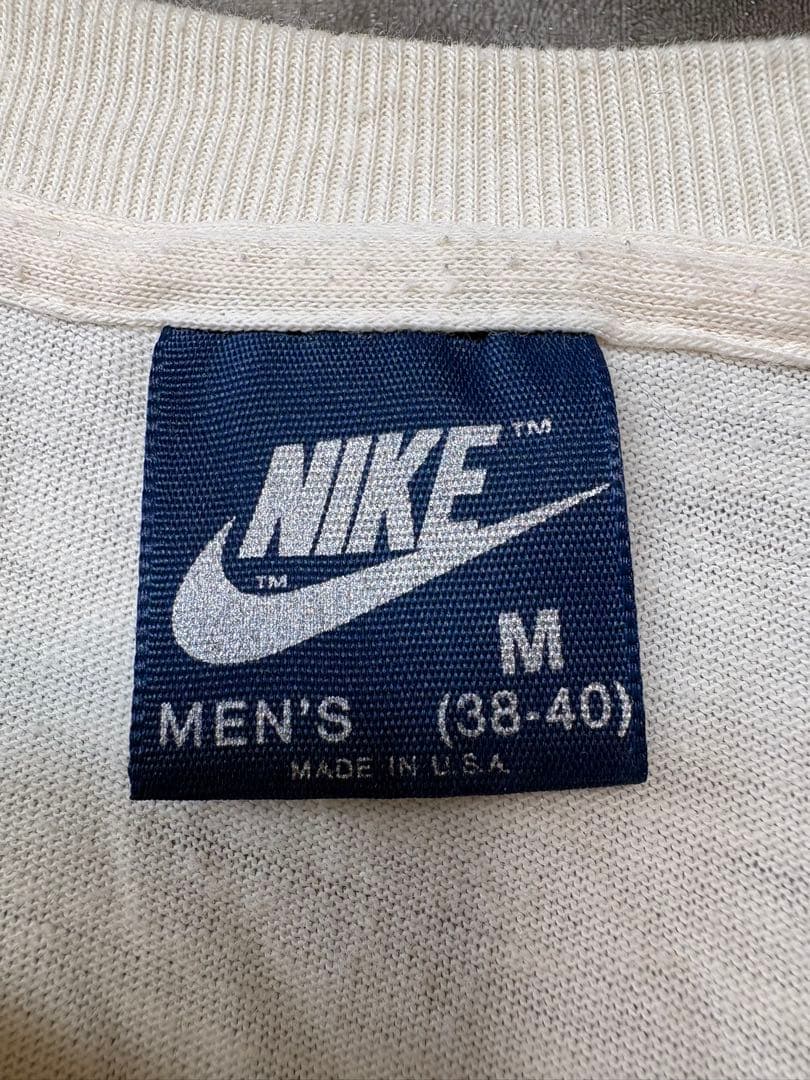 激レア！オンブック80s紺タグカマボコナイキTシャツ日の出nikeオレンジタグ