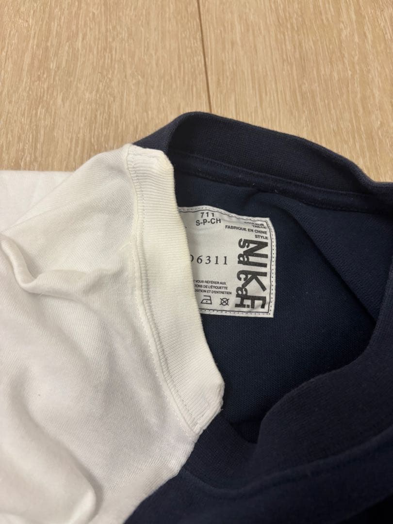 SACAI NIKE Tシャツ ユニセックスSサイズ