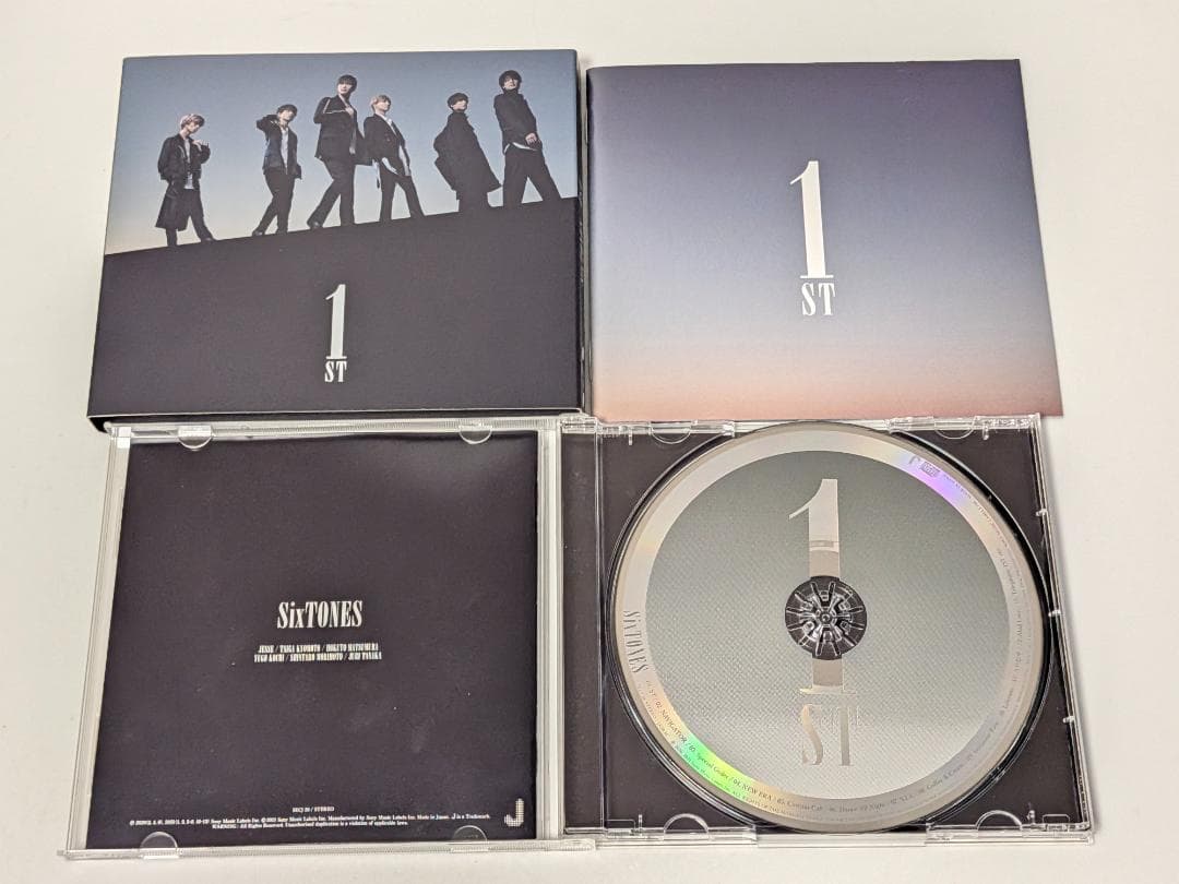 SixTONES　アルバム 1st 初回盤A/B/通常盤 3点セット