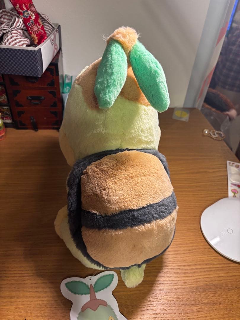 ナエトル　ふわふわ抱きぐるみ　タグ付き