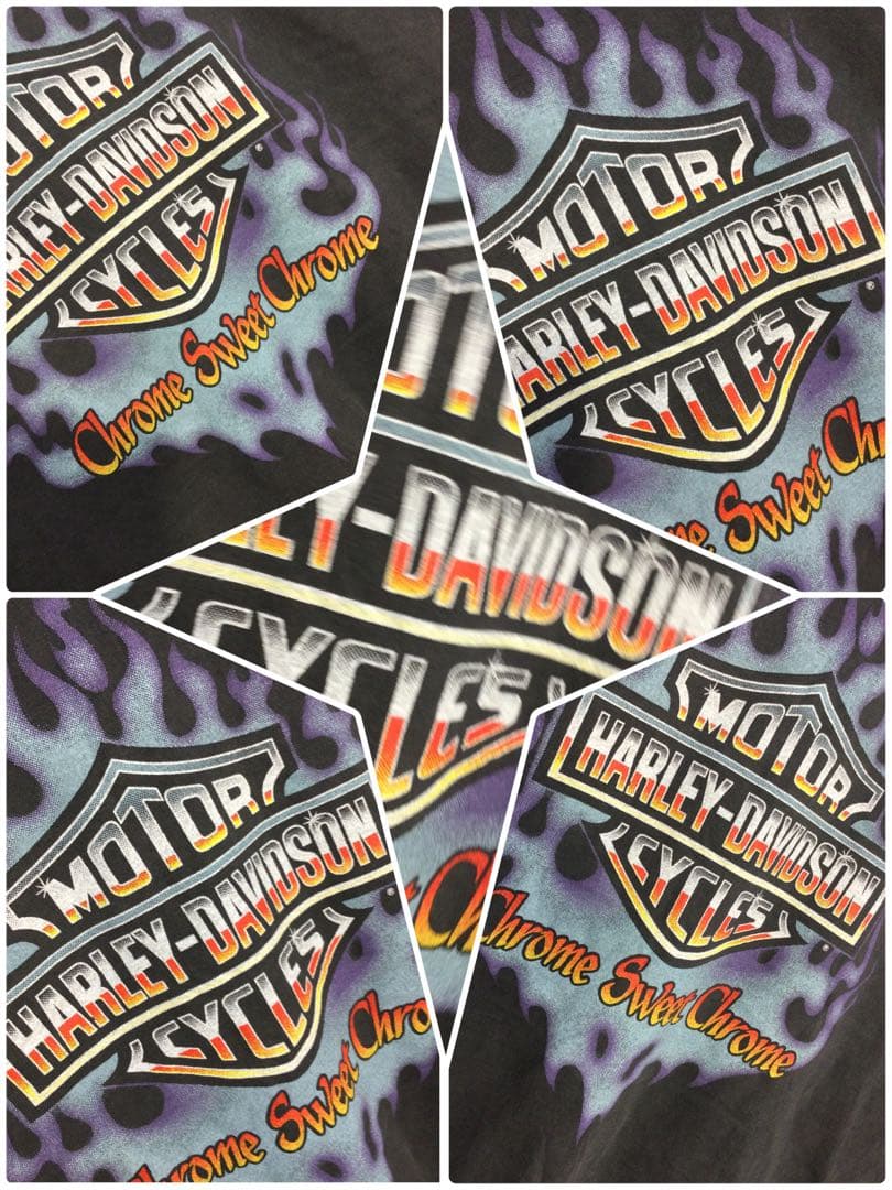 長袖ブラックtシャツ By HARLEY-DAVIDSON