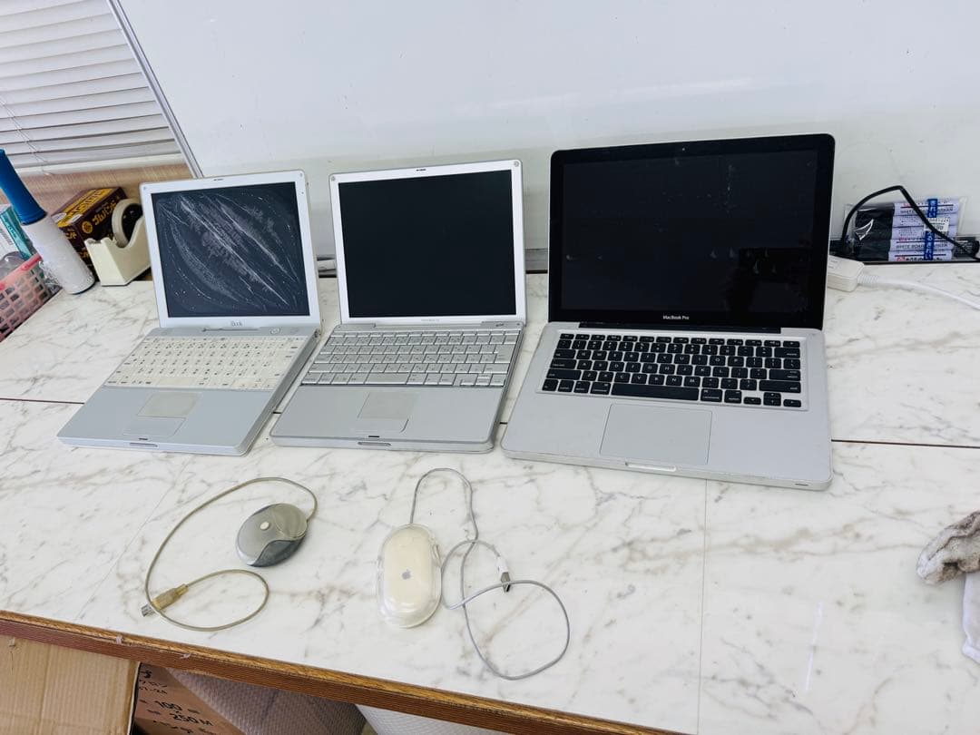 ノート パソコン PC Apple PowerBook事務 ジャンク 部品取り