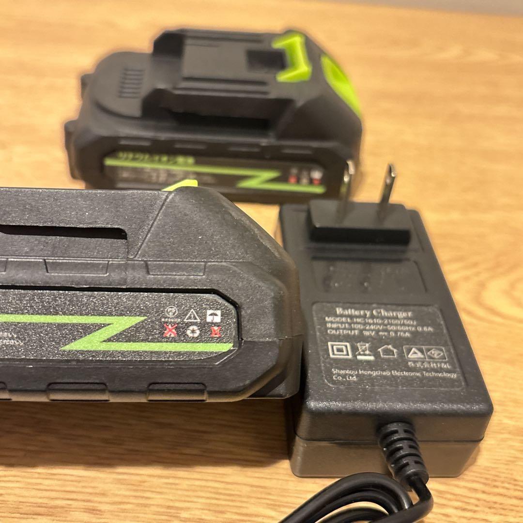 バッテリー2個⭐️高圧洗浄機 コードレス 強力 節水 洗車 軽量 マキタ対応◎