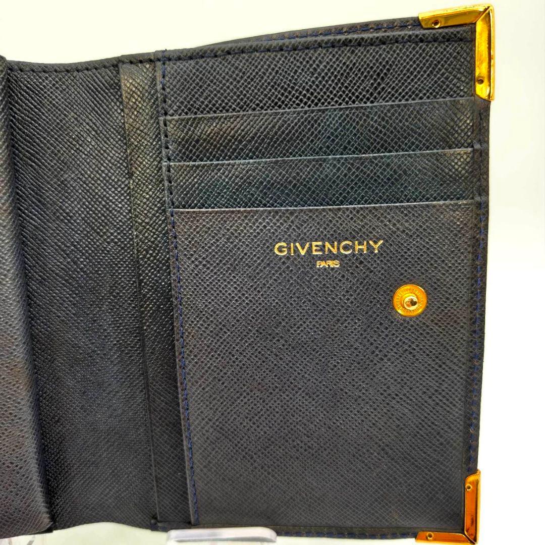 極美品 ジバンシー がま口 二つ折り財布 コンパクト ウォレット ミニ