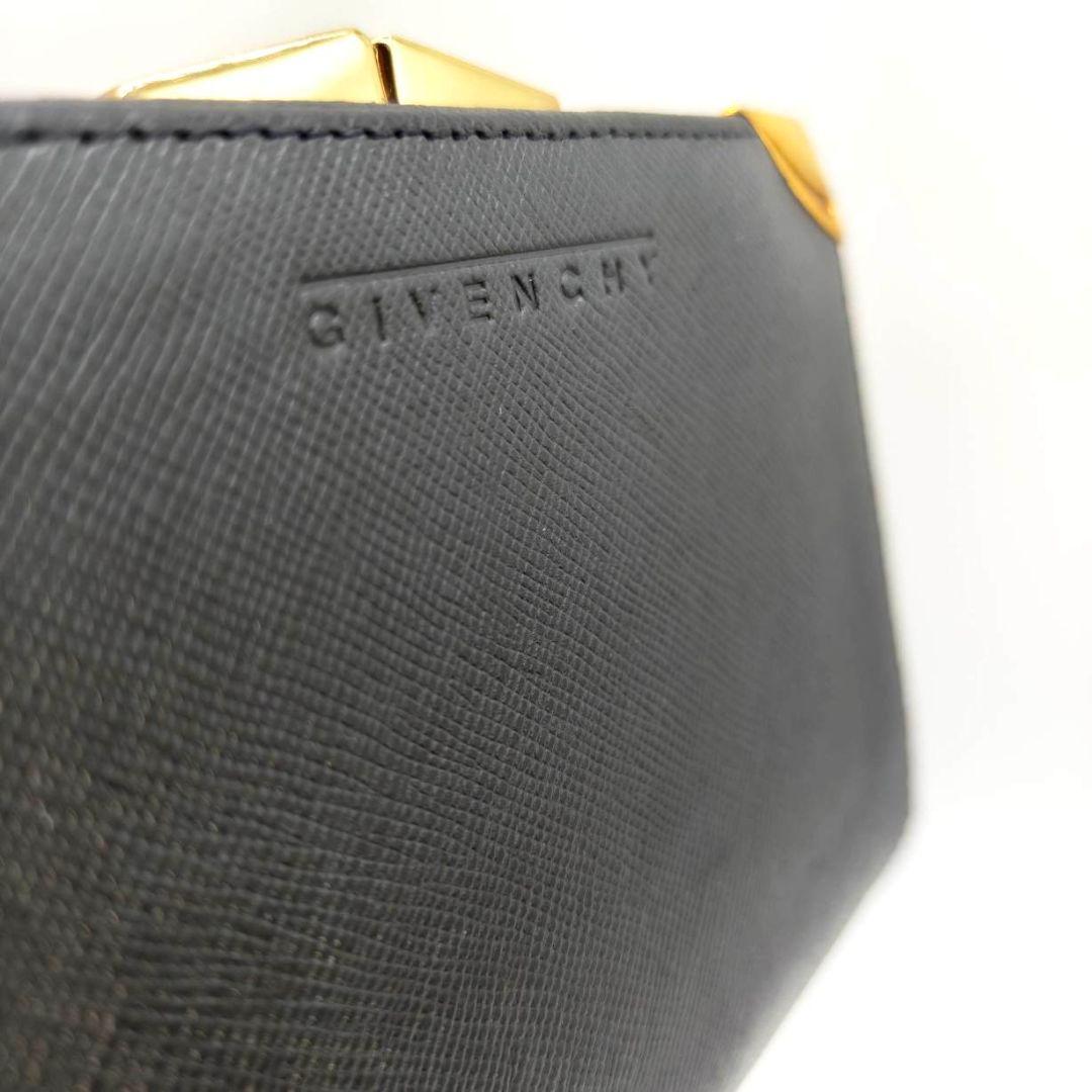 極美品 ジバンシー がま口 二つ折り財布 コンパクト ウォレット ミニ