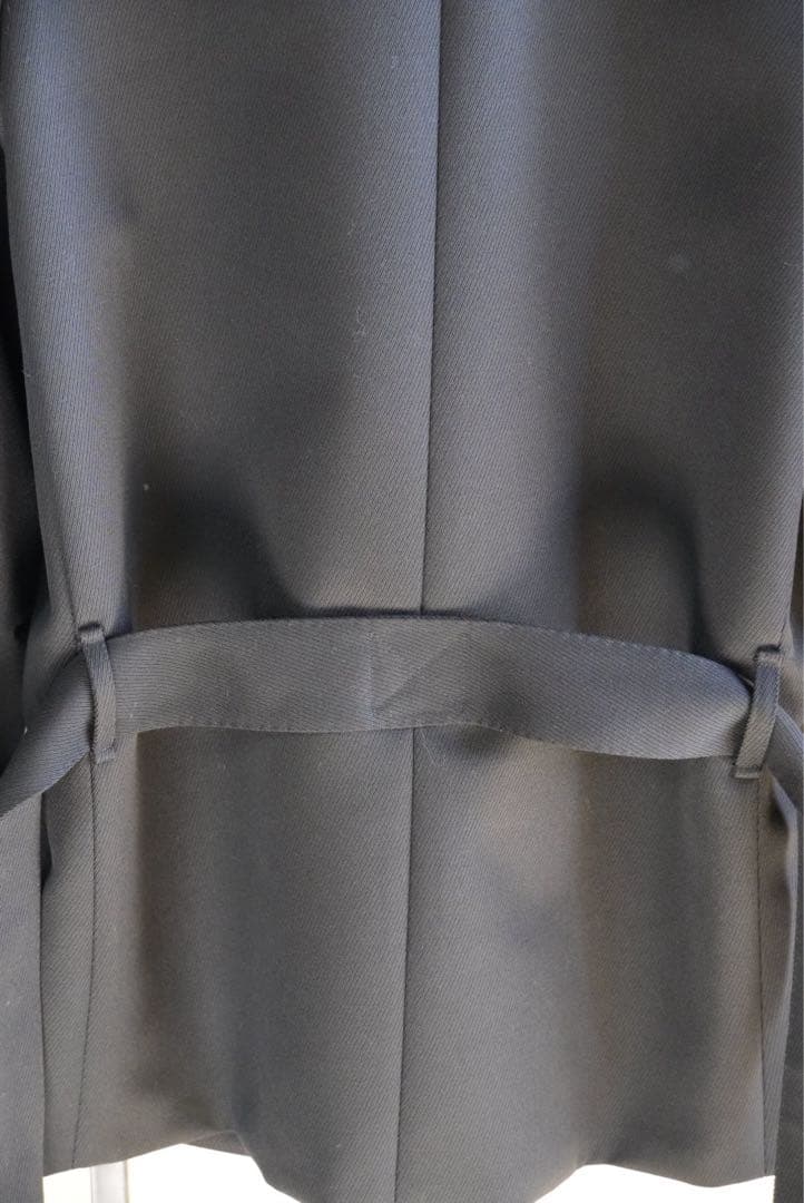 古着売ります ORBIUMローブジャケット黒H.M.Robe2A-3