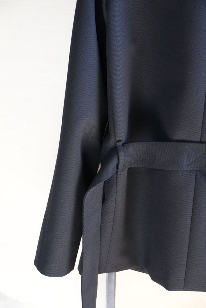 古着売ります ORBIUMローブジャケット黒H.M.Robe2A-3