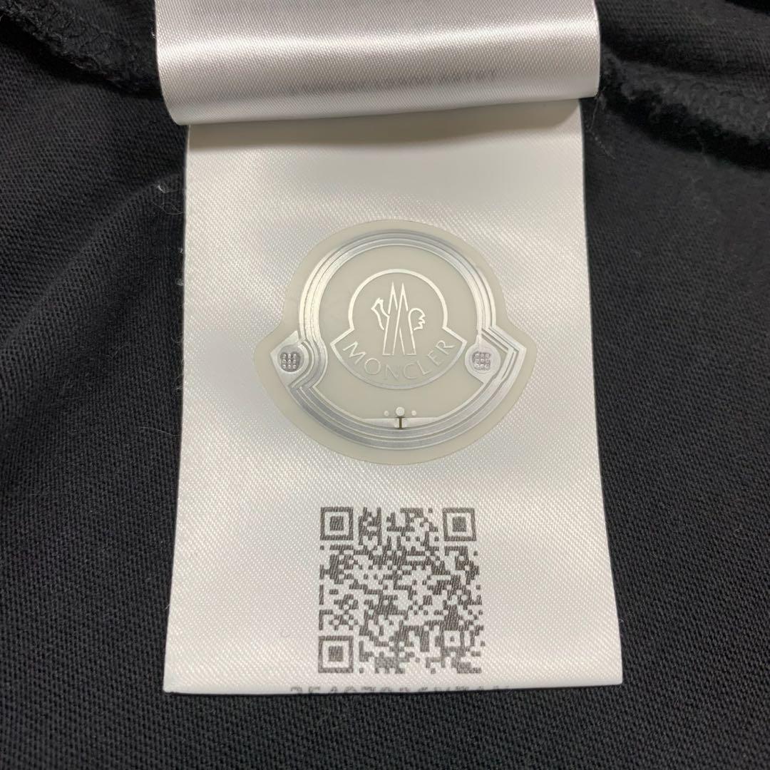 〔美品〕モンクレール　レディース　ブラック　XS ワッペン　Tシャツ　5S142
