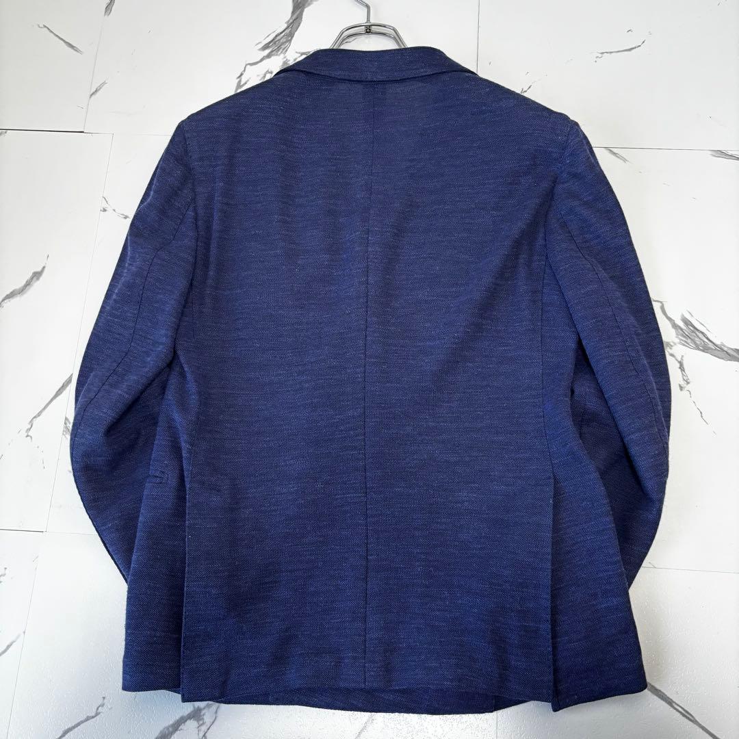 LARDINI✨最高級　ダブルブレスト　ロロピアーナ　シルクリネン　ジャケット