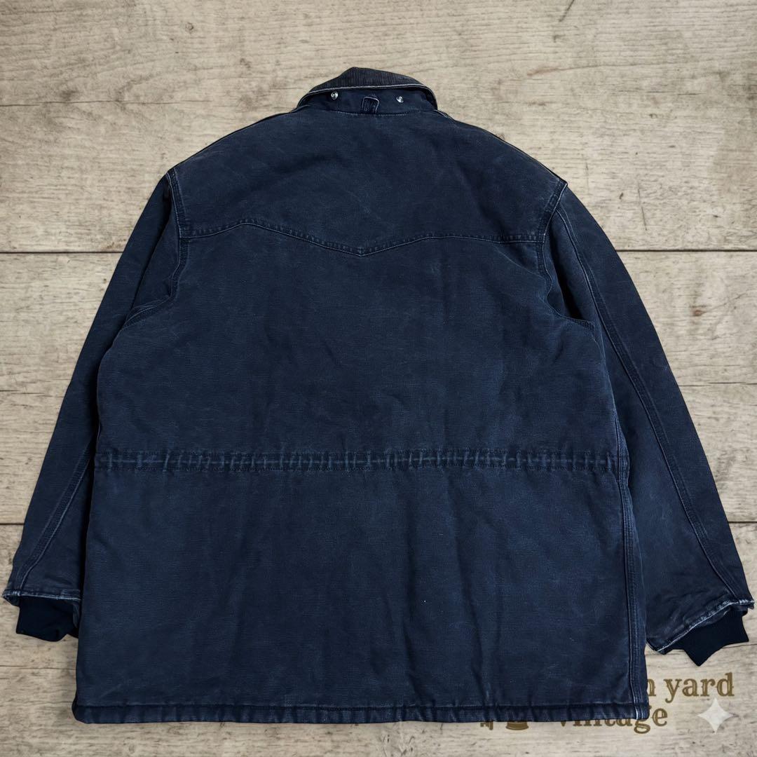 フェード黒 Carhartt ダックジャケット XL相当#820