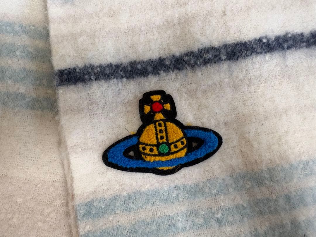 【美品】Vivienne Westwood ストライプマフラー
