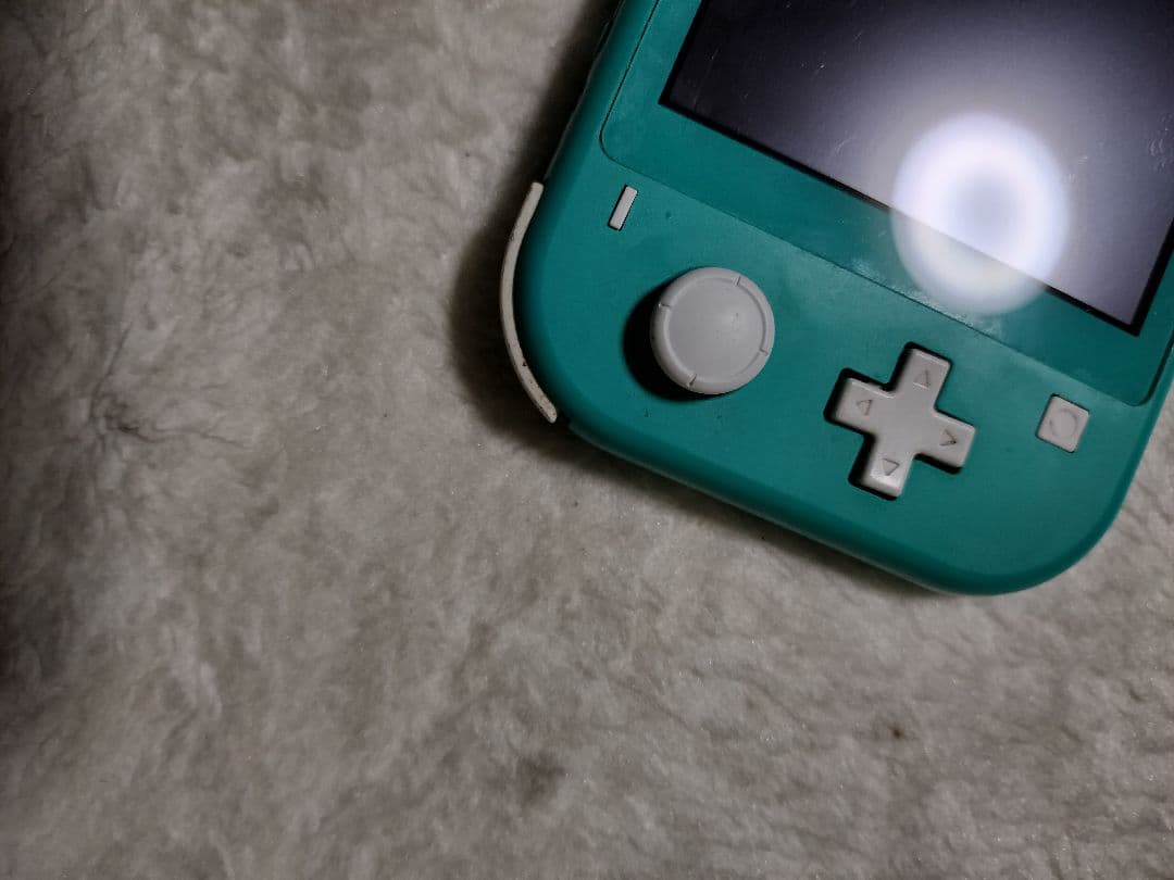 ジャンクNintendo Switch Lite ターコイズ液晶×通電ボタン音〇