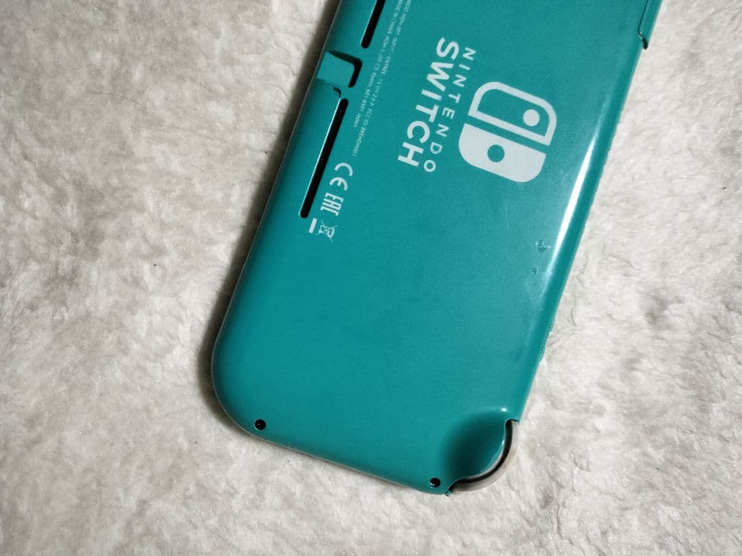 ジャンクNintendo Switch Lite ターコイズ液晶×通電ボタン音〇