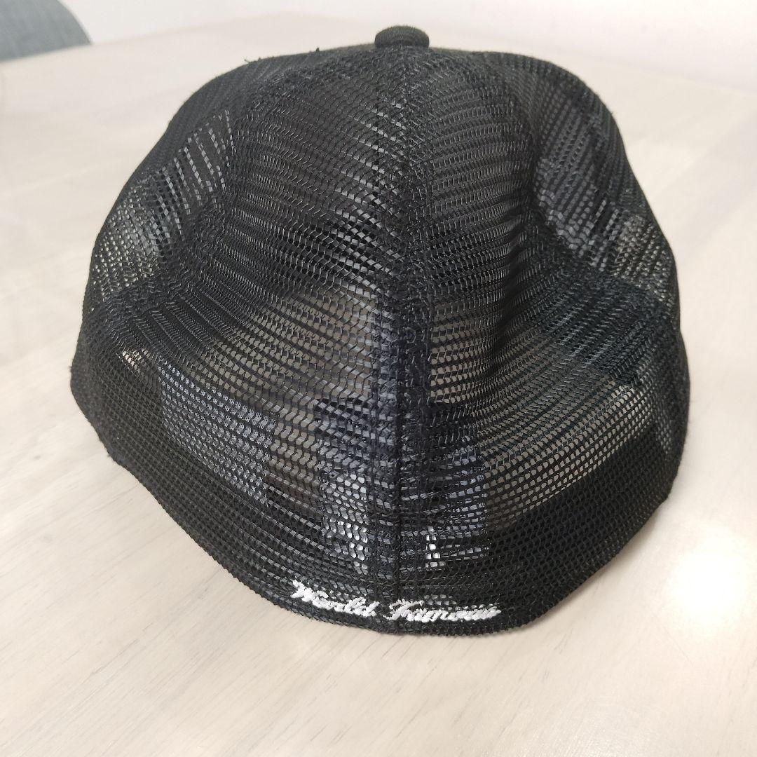 Supreme ブラック トラッカーハット 7 1/4　NEWERAニューエラー