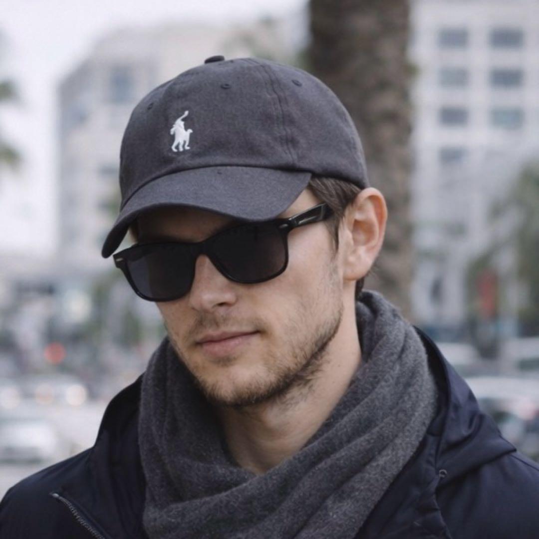 2個　ポロ ラルフローレン POLO　キャップ　グレー チャコール　帽子