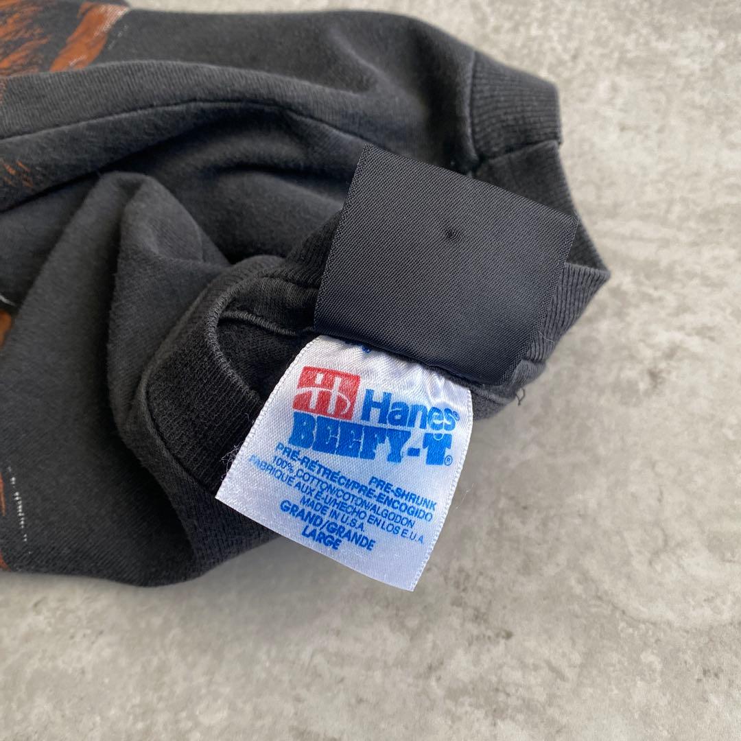 スペシャル90sハーレーダビッドソン大版イーグルTシャツUSA製ブラック黒L