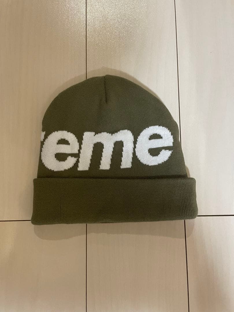 supreme ビーニー　グリーン
