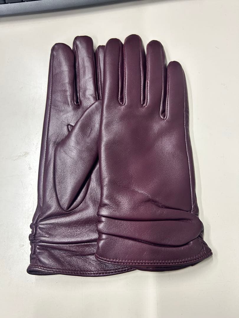 Sheep Leather Minimal Gloves/ワイン/サイズ2