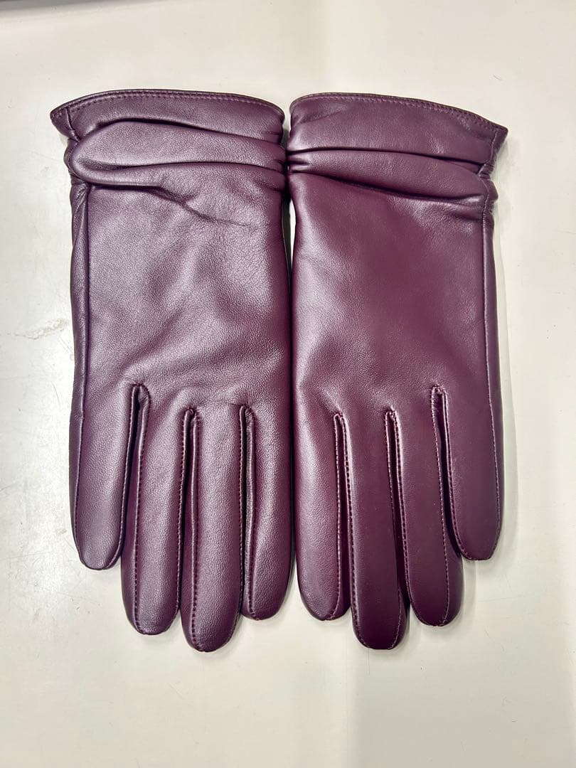 Sheep Leather Minimal Gloves/ワイン/サイズ2