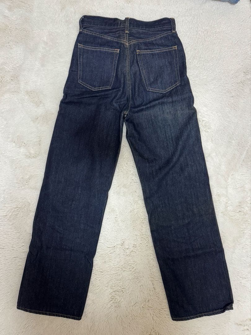 パンツ MOUSSY HW 90S STRAIGHT One Wash 25inch