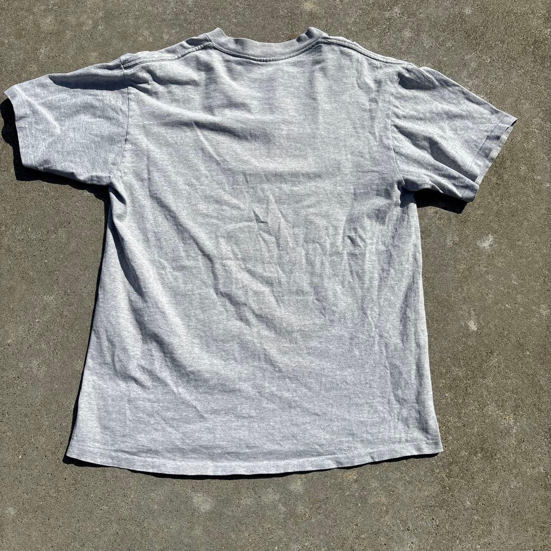 90s USA製 THRASHER フレイムロゴ Tシャツ グレー