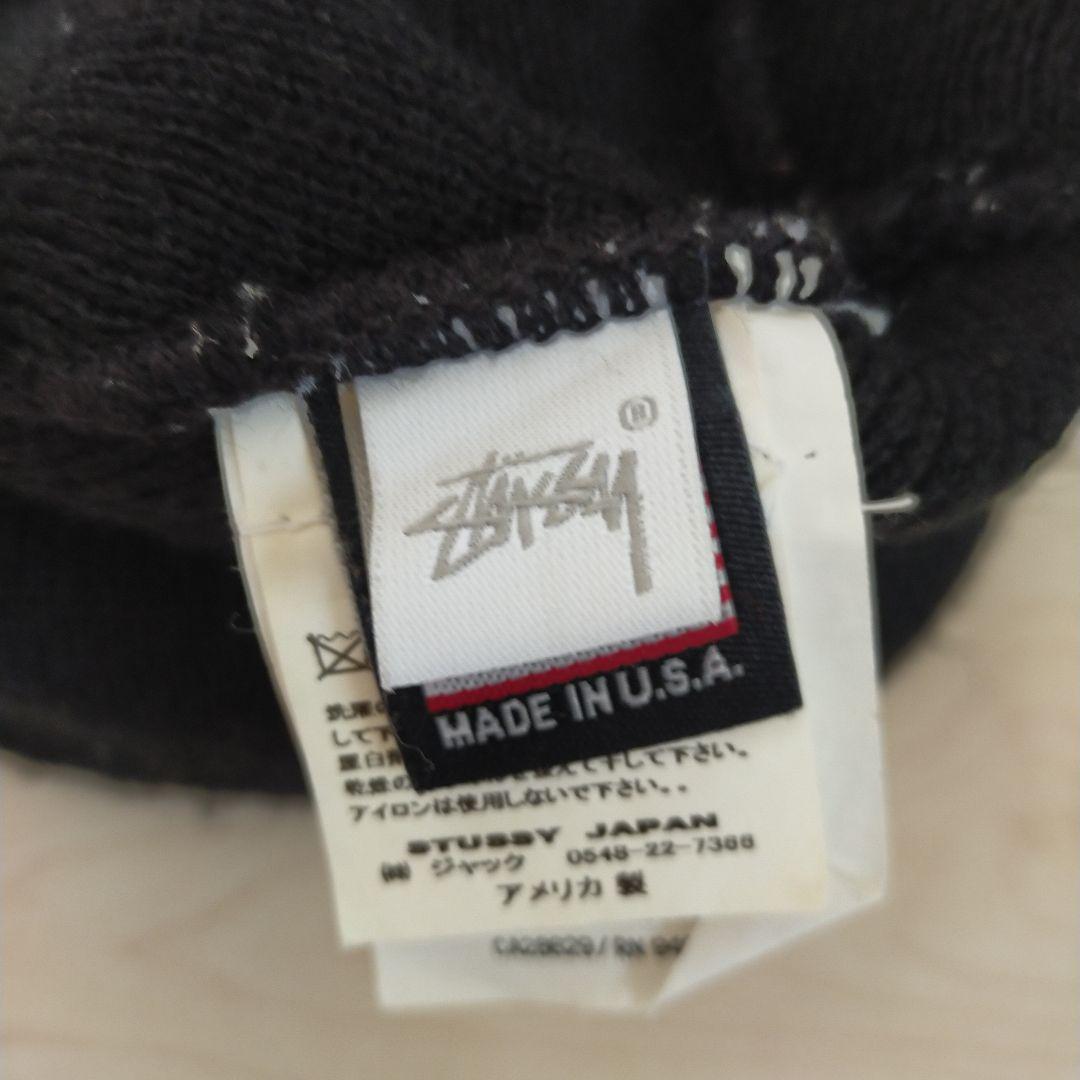 90's/90年代/STUSSY　ステューシー/ニット帽　帽子　黒　ブラック