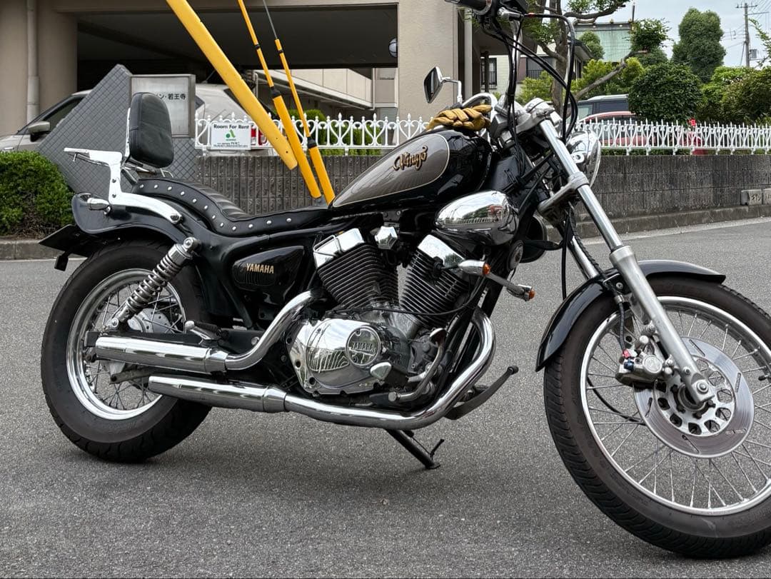 ビラーゴ250 チョッパー　コブラシート