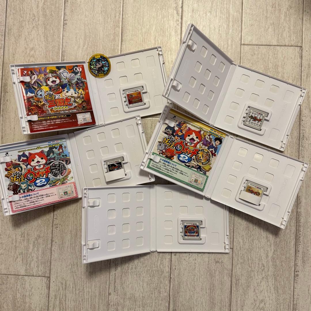 【動作確認済】妖怪ウォッチ 5本セット まとめ売り真打・元祖・本家・三国志…