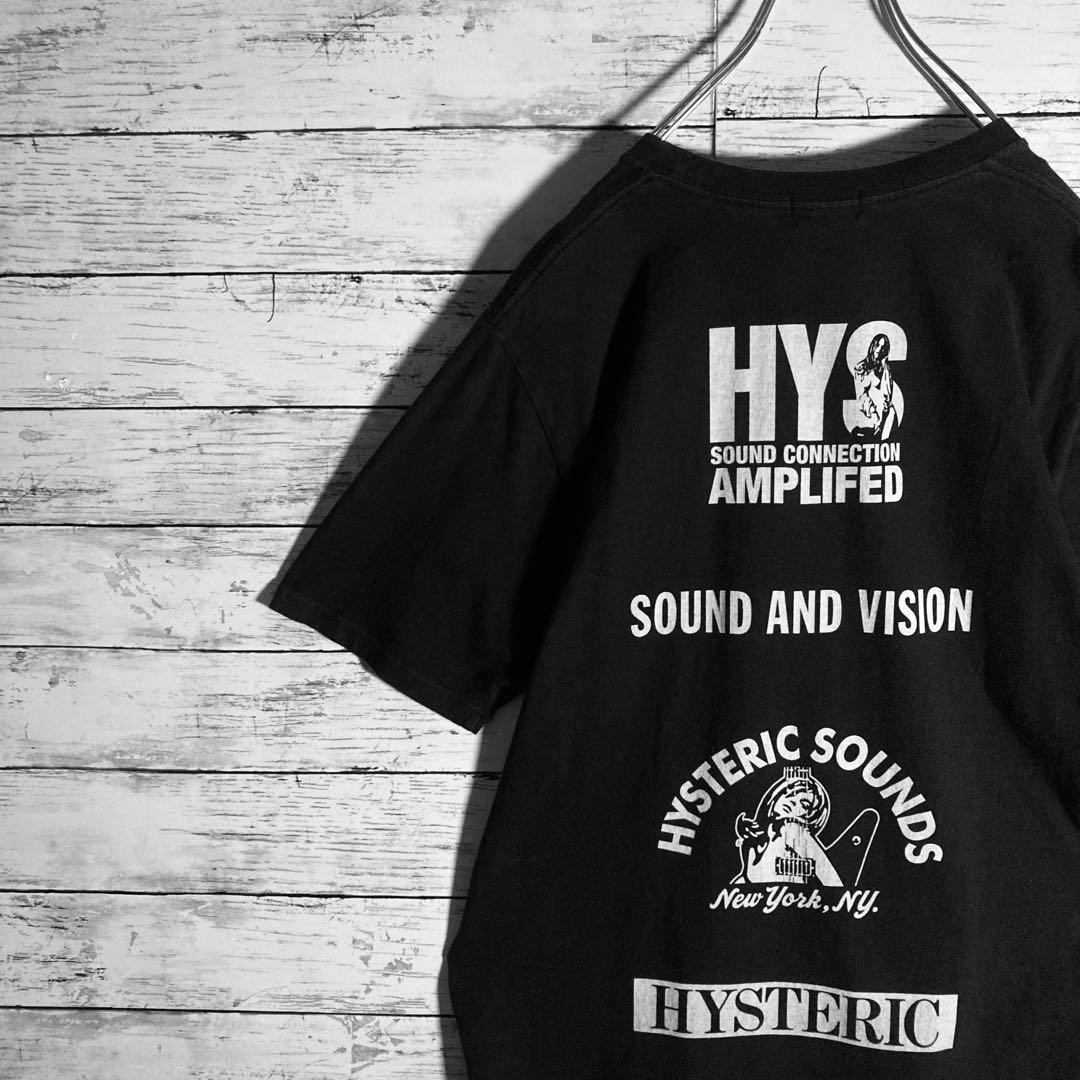 【超人気】ヒステリックグラマー☆バックロゴ　Tシャツ　ヒスガール　ギターガール